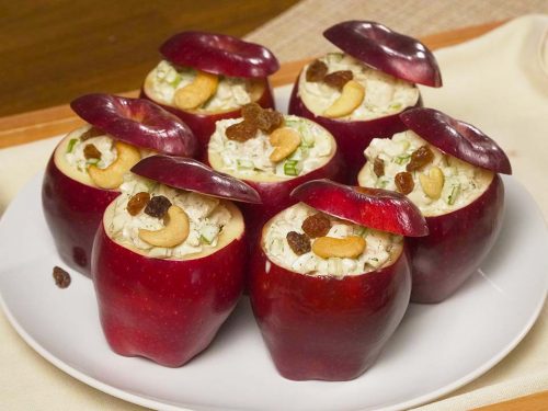 Johnny's Chunky Chicken Salad Stuffed Apples