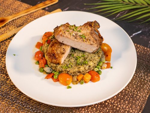 Pork Chops Oreganata