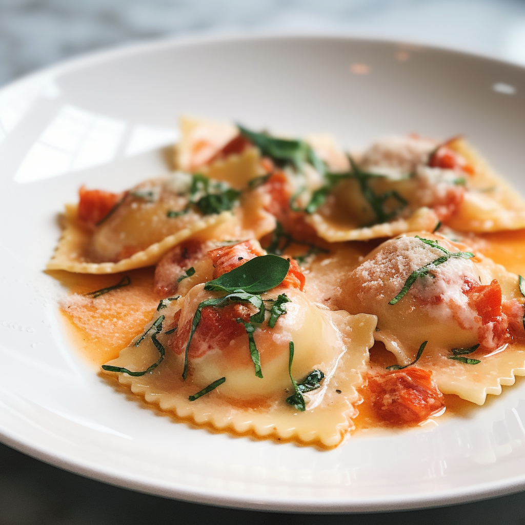 Fountain Blue Restaurant's Lobster Ravioli Recipe