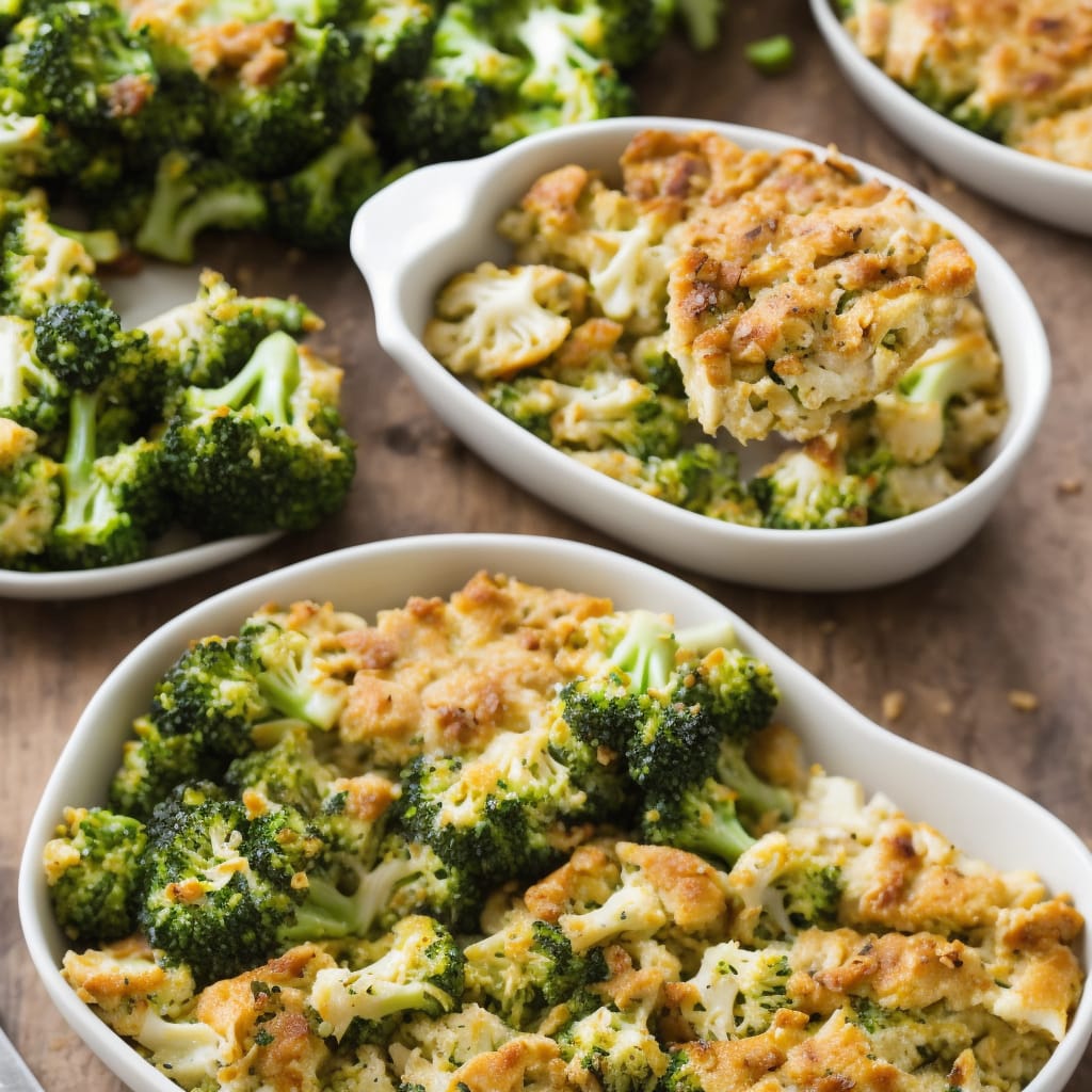 Cheesy Chicken-Broccoli-Cauliflower Casserole Recipe