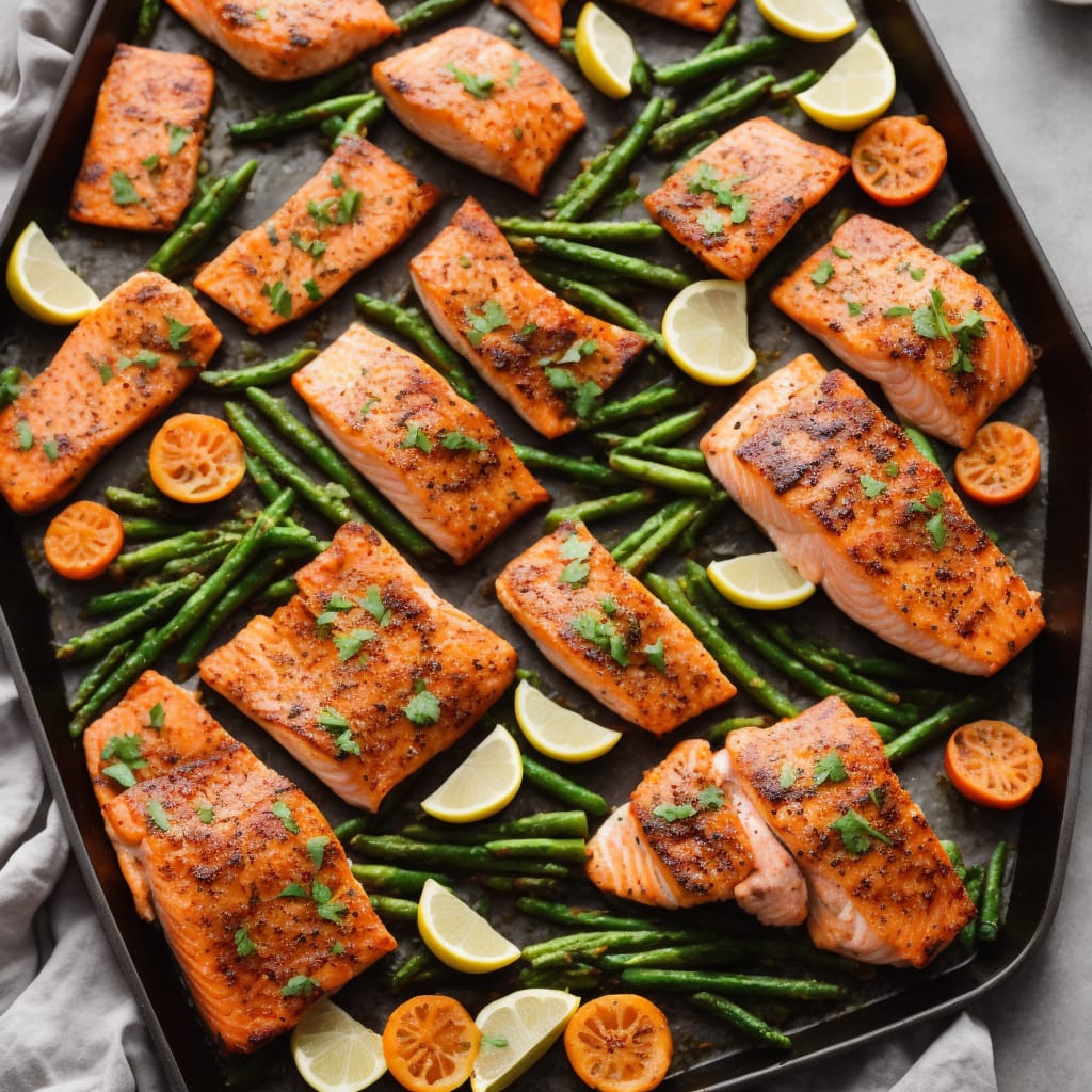 Everything Salmon Sheet Pan Dinner Recipe