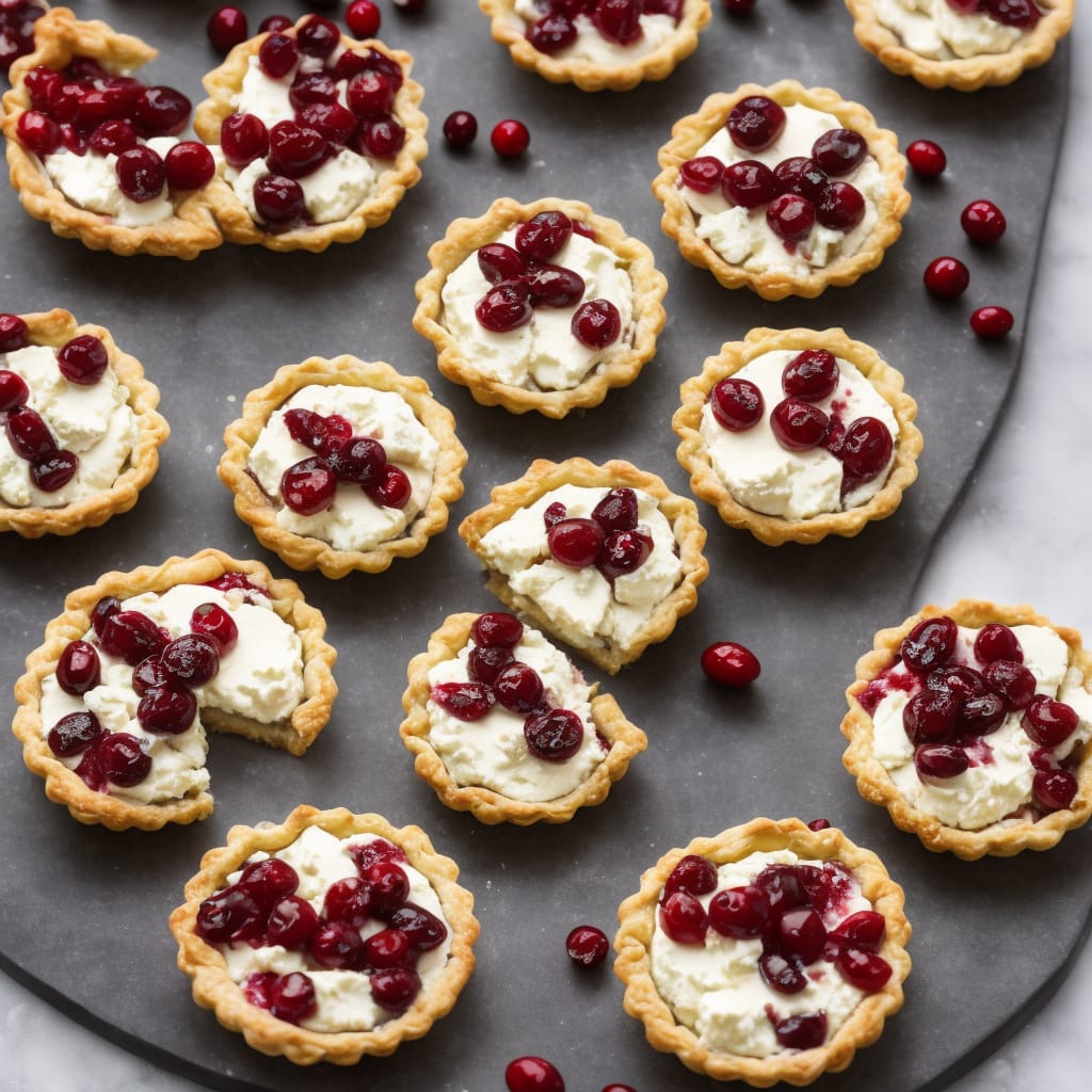 Goat’s Cheese & Cranberry Tartlets Recipe