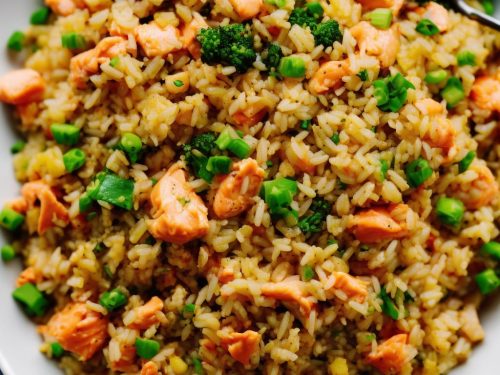 Salmon Egg-Fried Rice