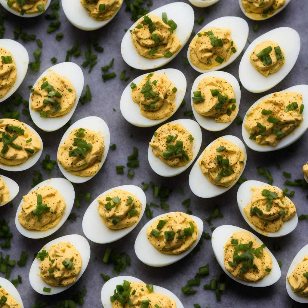 Spicy Deviled Eggs Recipe
