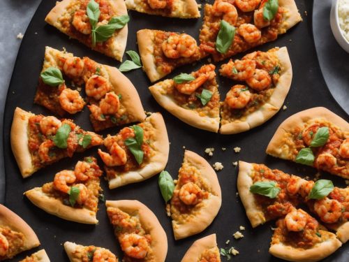 Spicy Prawn Pizzas