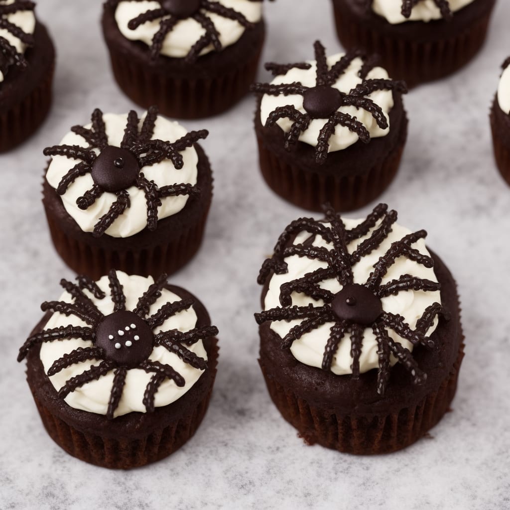 Spooky Spider Cakes Recipe