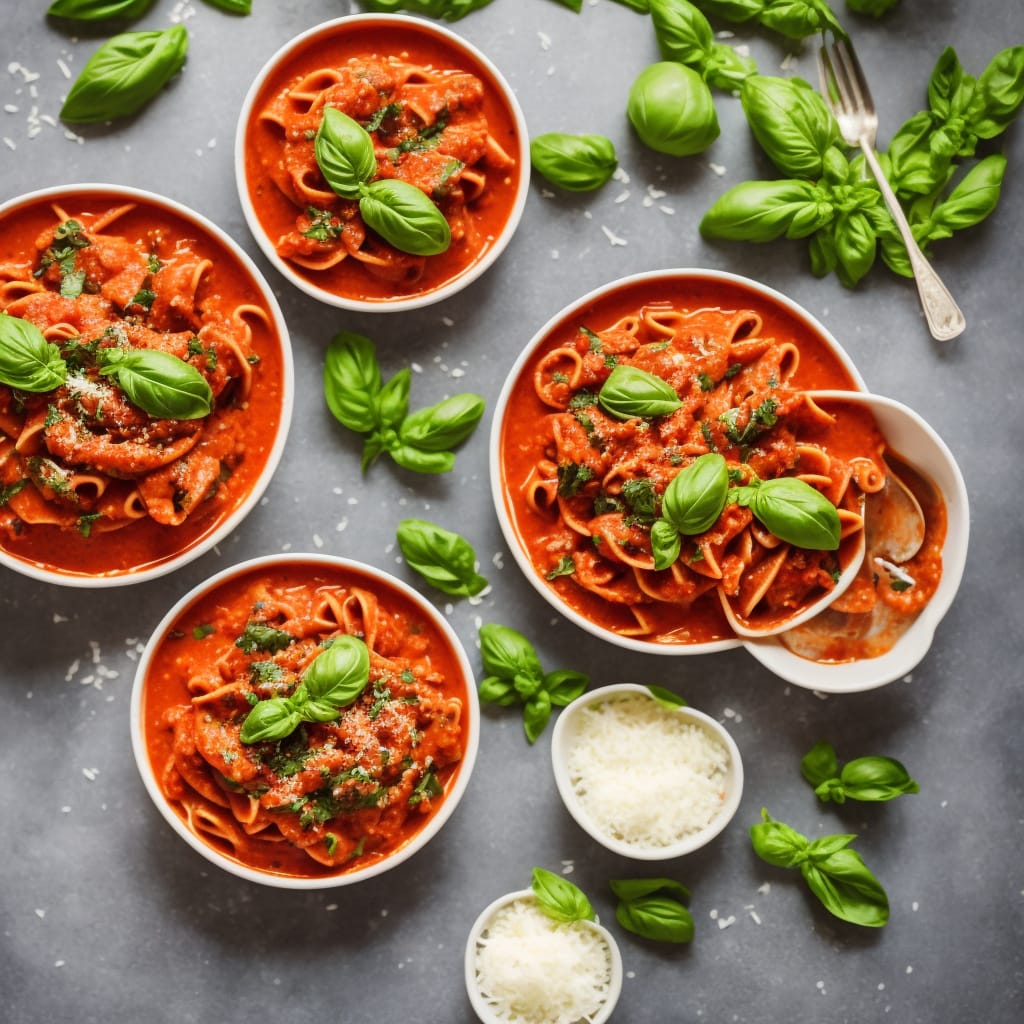 Tomato and Basil Pasta Sauce Recipe