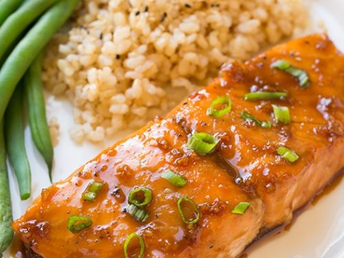 soy-maple glazed salmon recipe