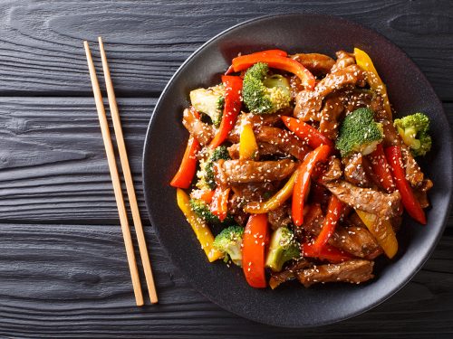 stir-fry beef vegetable