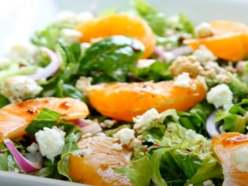 spinach and orange salad with pecans recipe