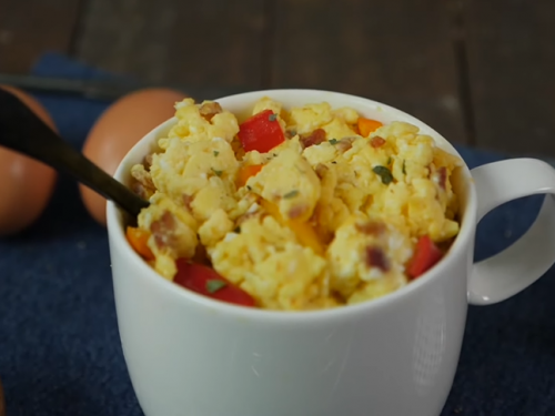 microwave scrambled eggs recipe