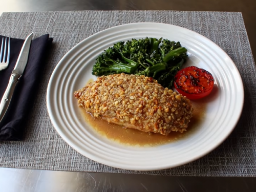 walnut crusted chicken recipe